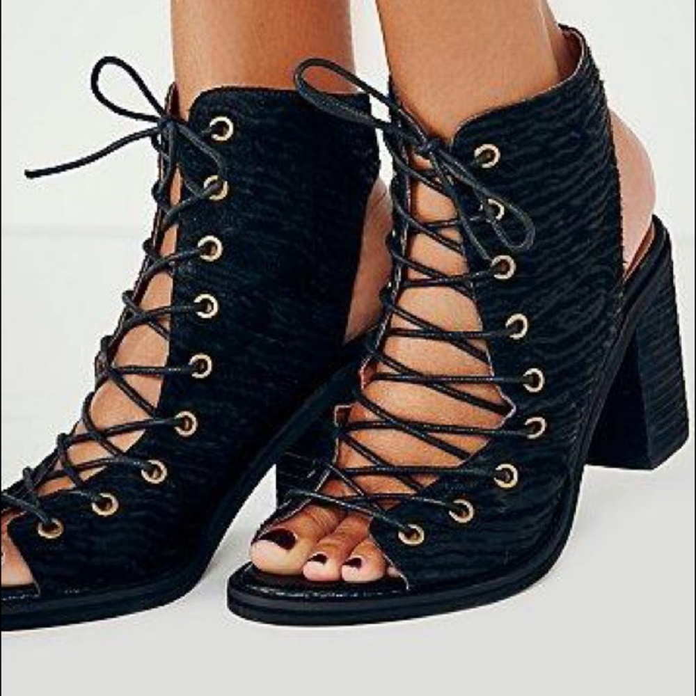 Jeffrey Campbell x Free People Lace Up Heel
